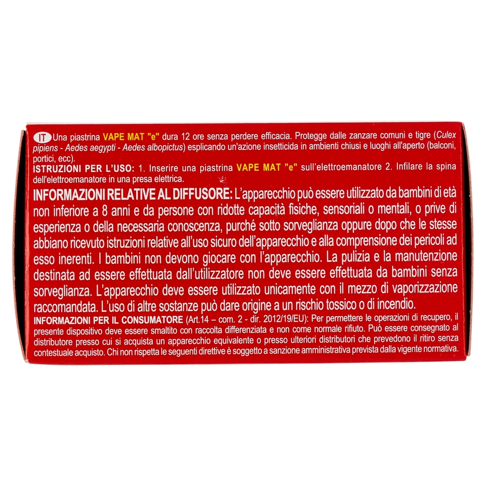 VAPE Elettroemanatore Piastrine Classic + 10 Ricariche